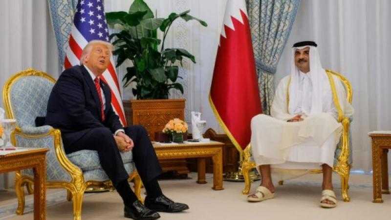 ترامب يدشن الطائرة التي استلمها من قطر لأول مرة