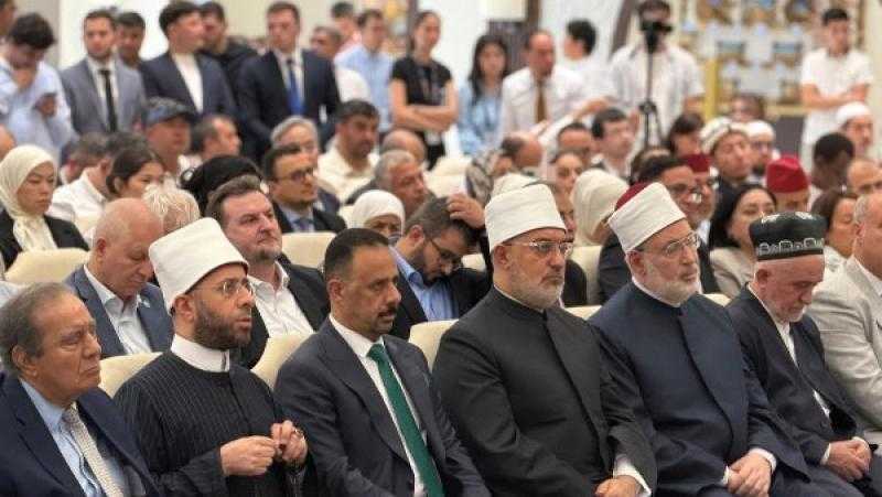 مفتي الجمهورية يشهد إعلان البيان الختامي للمؤتمر الدولي بسمرقند عن الحضارة الإسلامية