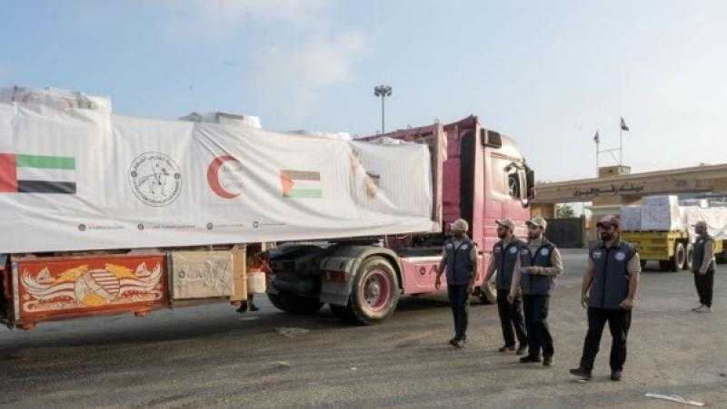 مصر تواصل تقديم المساعدات الإنسانية لدعم الأشقاء الفلسطينيين