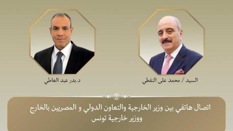 «عبدالعاطي» ونظيره التونسي: مواصلة التنسيق العربي «ضرورة» لحماية أمن واستقرار المنطقة
