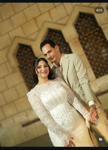 العريس عمر كمال جويدة والعروس امل بركة-هيثم جويدة-الجارديأن المصريه 