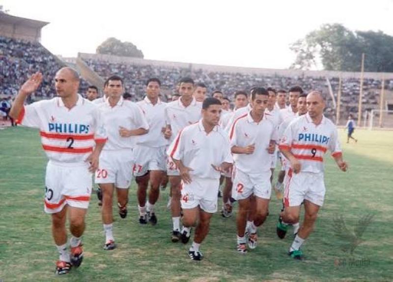 حسام حسن وإبراهيم حسن فى تدريبات الزمالك 