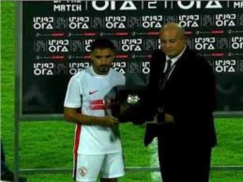 عمر جابر أفضل لاعب في مباراة الزمالك والاتحاد السكندري