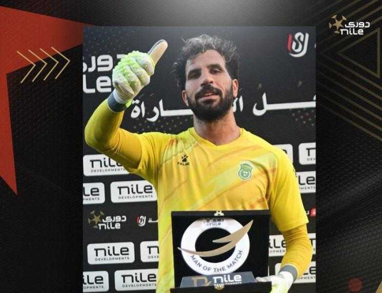 المهدى سليمان افضل لاعب في مباراة الزمالك والبنك الأهلي