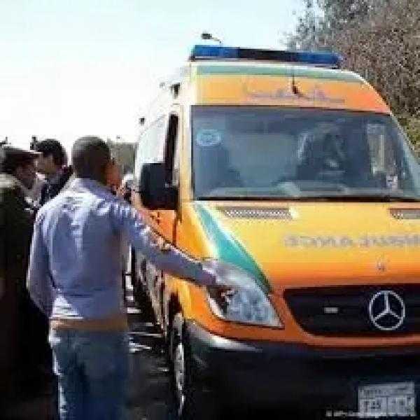 .إصابة 7 أشخاص في حادث انقلاب ميكروباص بطريق  القاهرة - طنطا  بسبب السرعة الزائدة