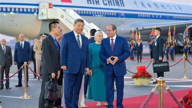 الرئيس السيسي ورئيس الصين
