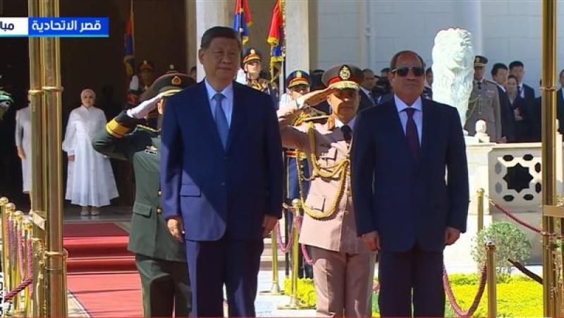 الرئيس السيسي ونظيره الصيني