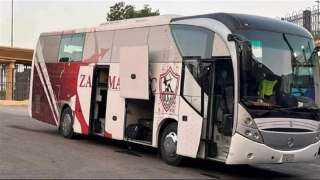 حافلة الزمالك تصل ملعب القاهرة استعدادا لمواجهة بطل جيبوتي بدوري أبطال أفريقيا