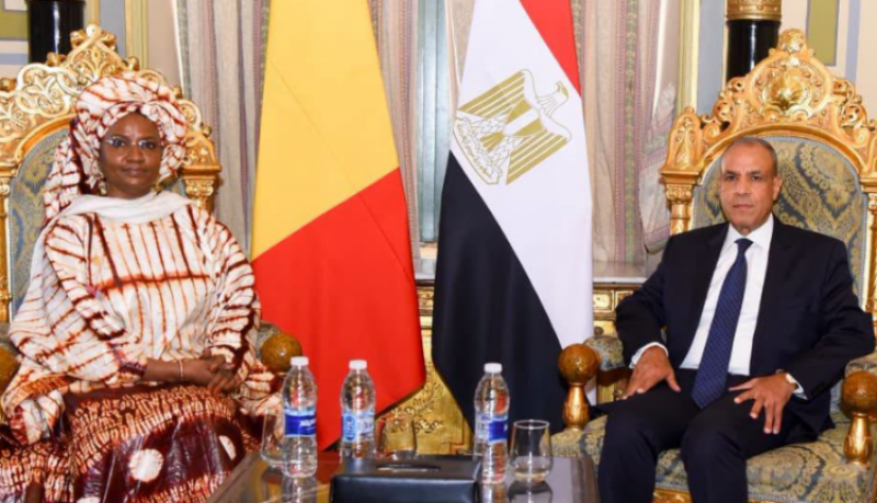 وزير الخارجية  مع الوزيرة المالية 