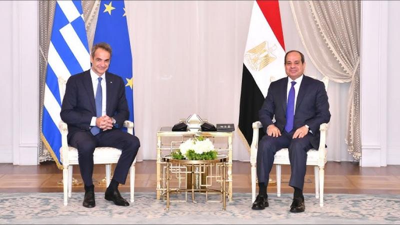 الرئيس السيسى ورئيس وزراء اليونان 