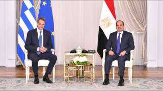 الرئيس السيسى يستقبل بمطار العلمين الدولى رئيس وزراء جمهورية اليونان الرئيس السيسى يستقبل بمطار العلمين الدولى رئيس وزراء جمهورية اليونان