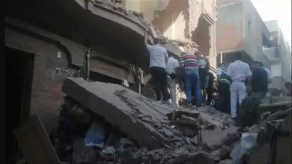 مصرع سيدة مسنة في انهيار عقار قديم بمنطقة حدائق القبة