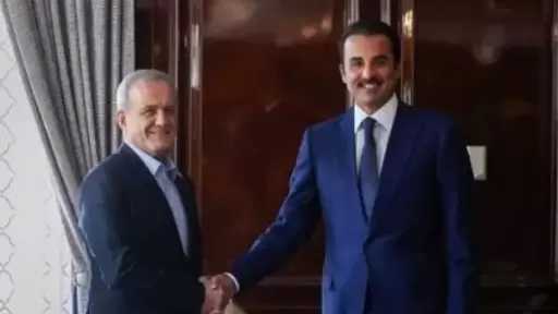 أمير قطر و الرئيس الإيراني يبحثان آخر تطورات الأوضاع الإقليمية